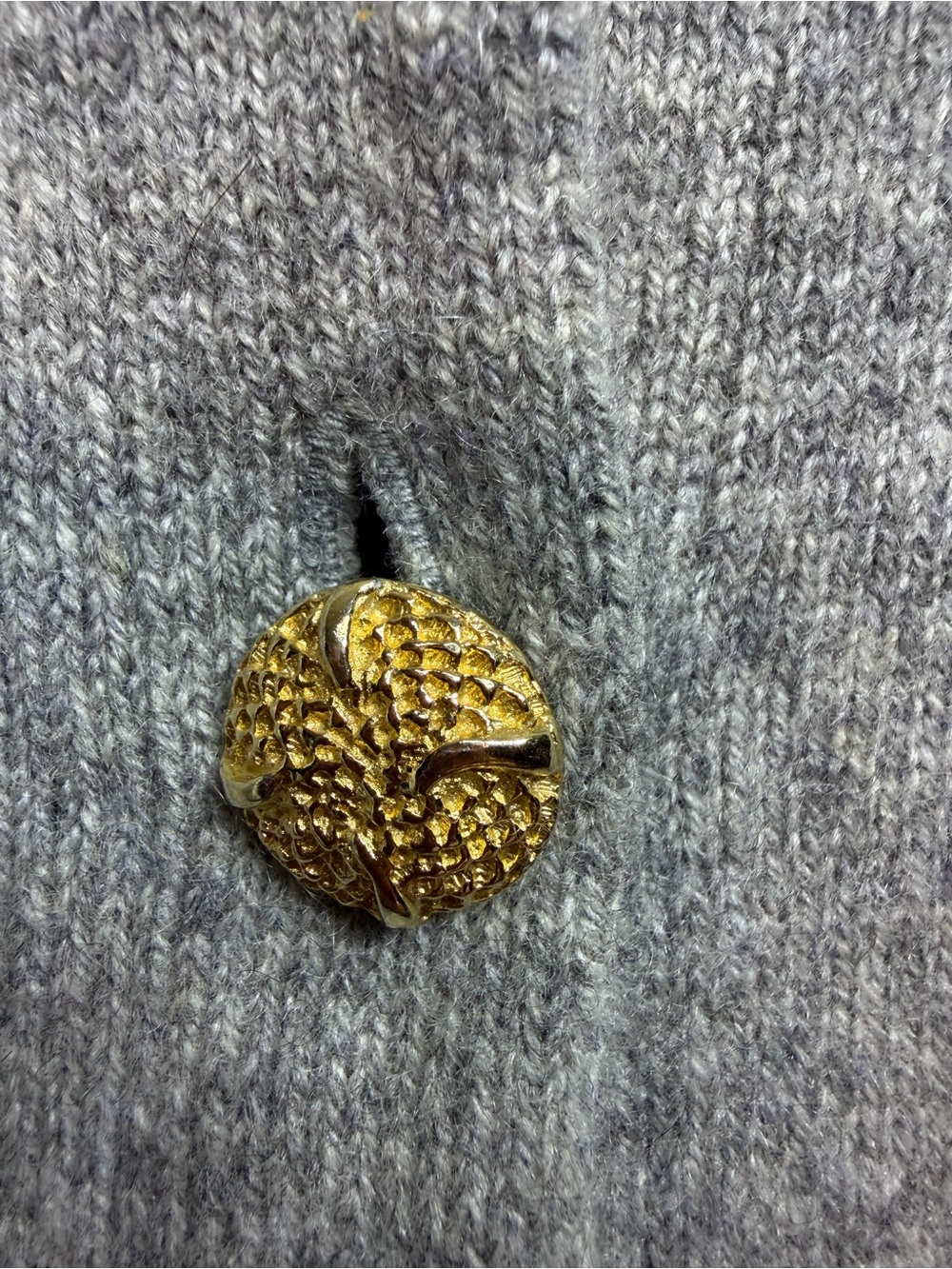 VTG‎ 60’s Ballantyne Scotland Cashmere Cardigan S Accent Button Classic Timeless - Picture 5 of 8